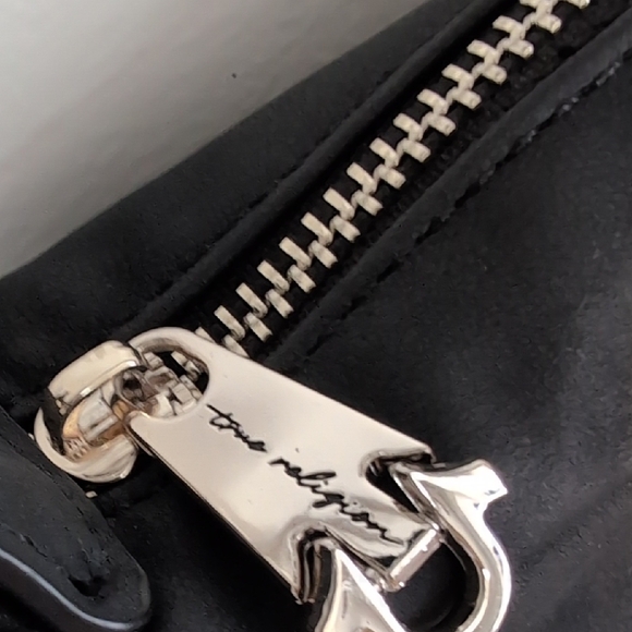 True Religion Black and Silver Chain Shoulder Bag - Picture 2 of 5